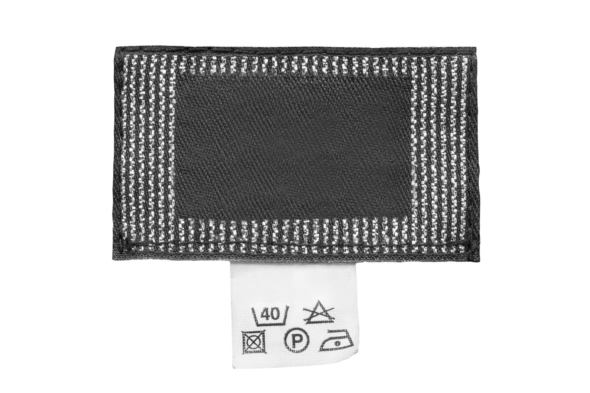 After: reinforced embroidered patch with serial marking